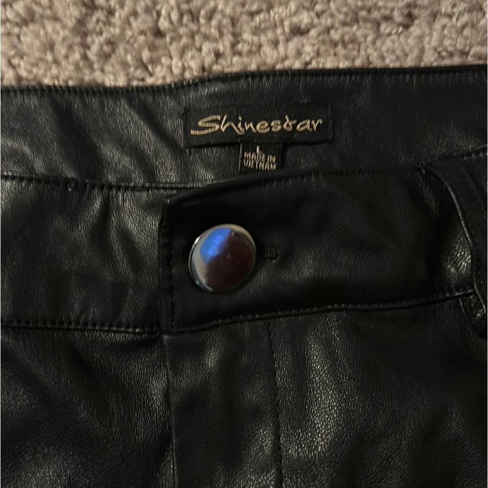 Leather pants. Large